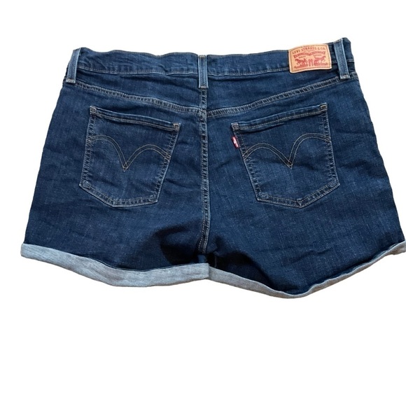 Levi’s Blue Jean Shorts Size 33 Denim - Picture 2 of 5